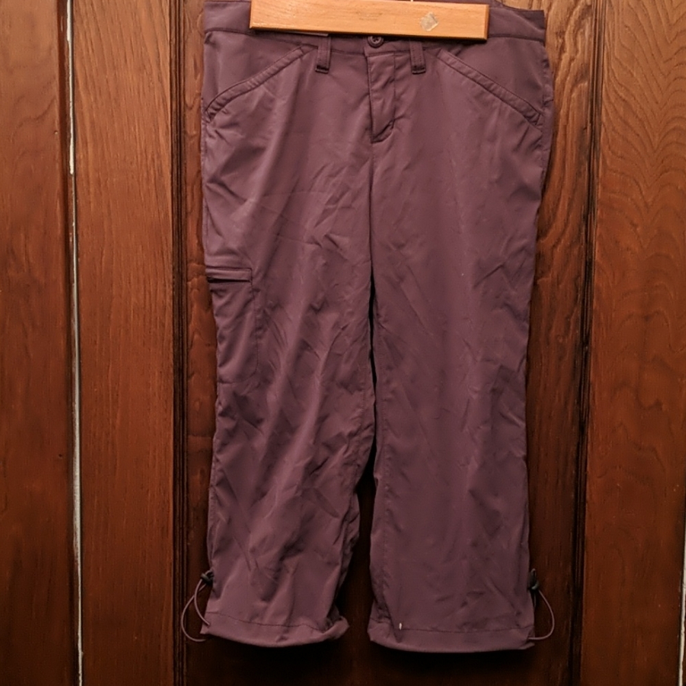 Eddie Bauer size 4 Purple Hiking capris